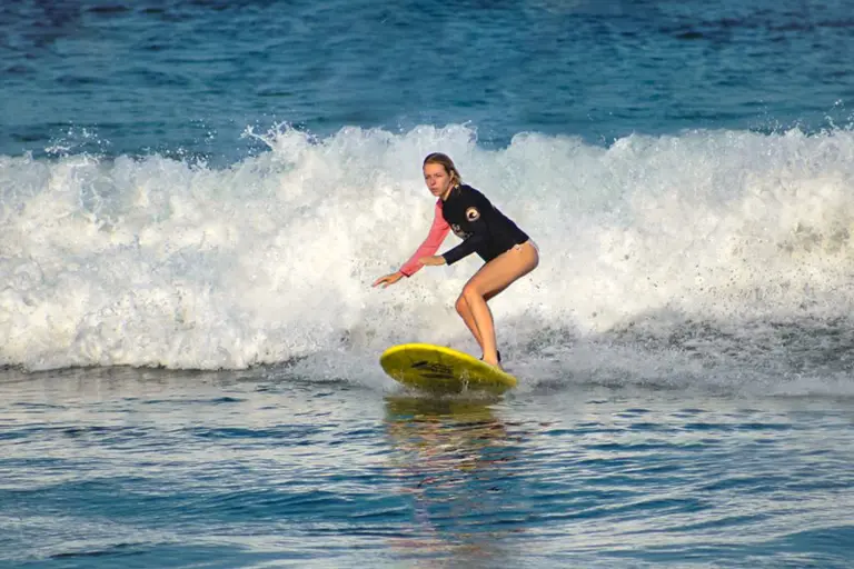 Auch wir haben in Puerto Escondido surfen gelernt. Am Ende konnten wir schon einige tolle Wellen reiten
