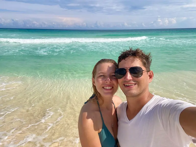 Das karibische Meer Mexikos hat eine Farbe wie aus dem Bilderbuch!