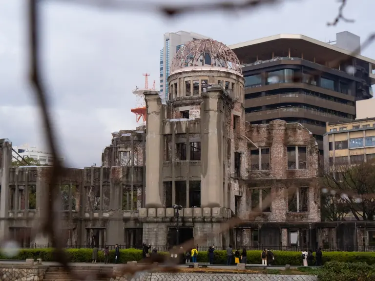 Der Atomic Bomb Dome ist das zentrale Friedensdenkmal in Hiroshima.