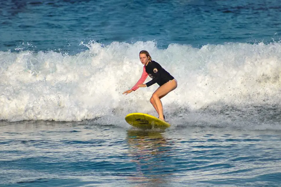 Auch wir haben in Puerto Escondido surfen gelernt. Am Ende konnten wir schon einige tolle Wellen reiten